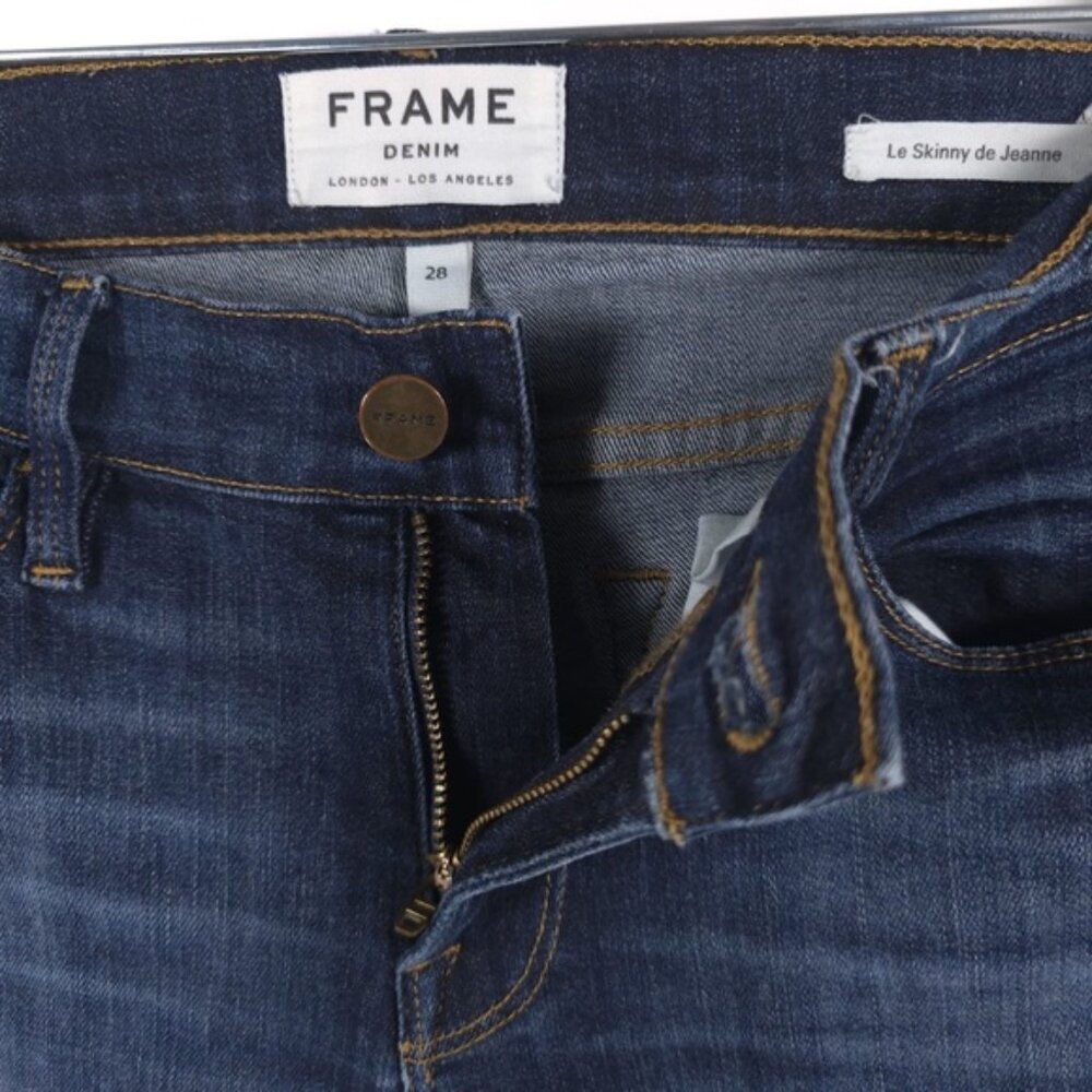 FRAME Le Skinny de Jeanne PEMBRIDE SQUARE Jeans MADE IN USA 🇺🇸 Size 28 - Picture 7 of 11